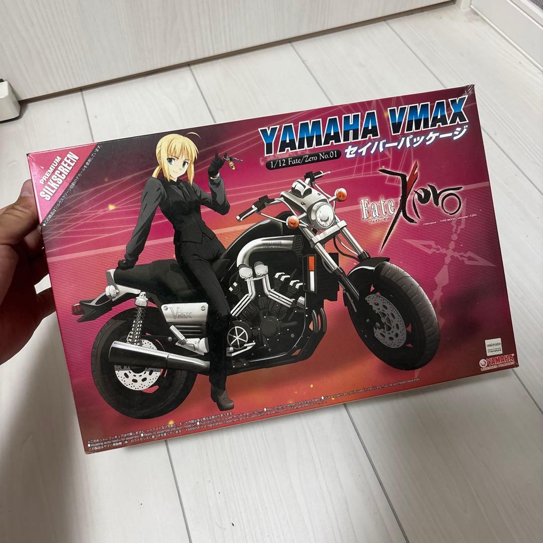 レア物　Fate/Zero セイバーフィギュア&バイクプラモデル　セット