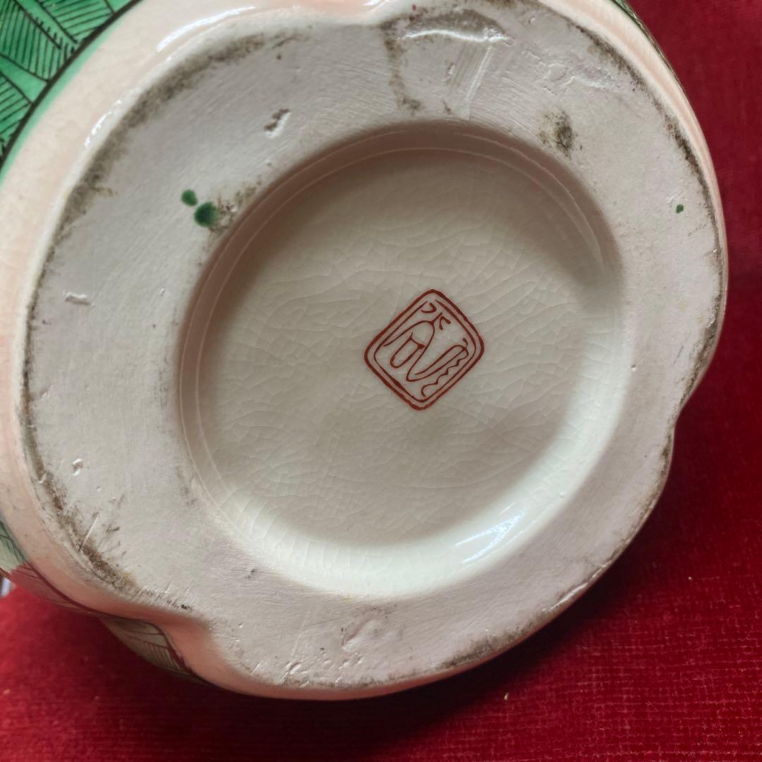 Okuman　九谷焼　青木木米　写し　ひょうたん　花瓶　壺　ツボ　置物