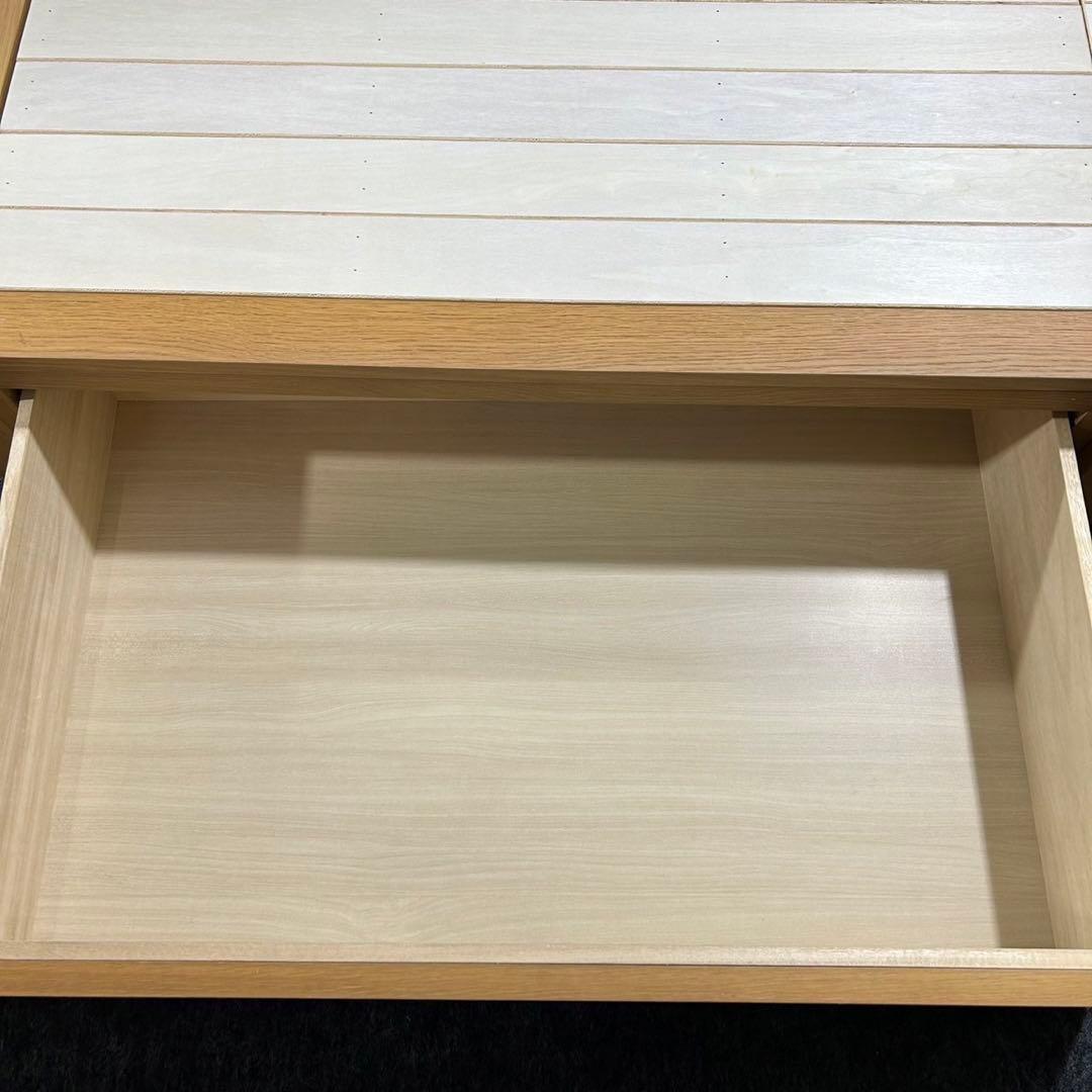 無印良品 シングル ベッドフレーム 収納ベッド・シングル・オーク材 d3532