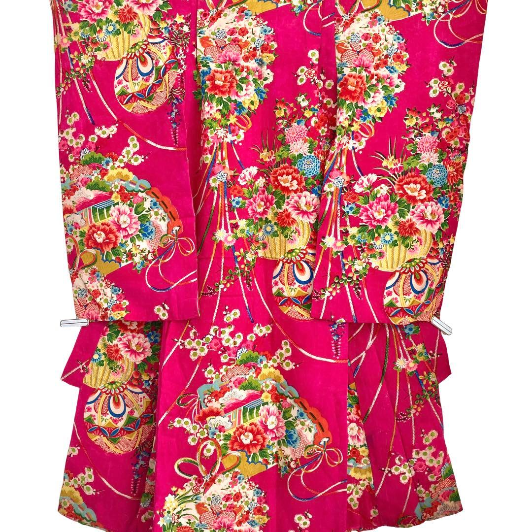 アンティーク3歳 女の子 子供着物 七五三 アンティーク着物 NO2