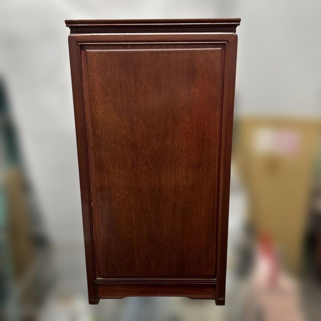 ８段引き出し 木製チェスト　ダークブラウン　棚　高さ61cm