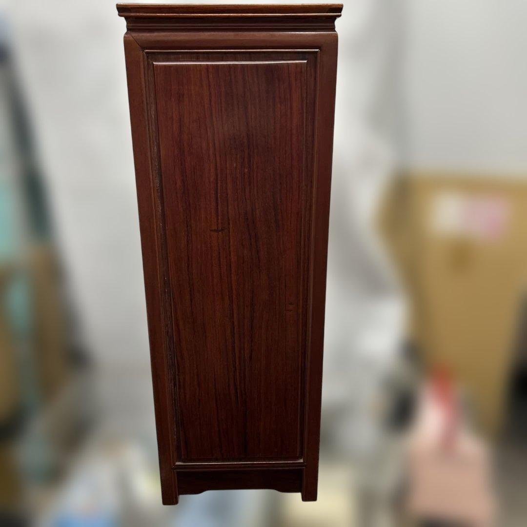 ８段引き出し 木製チェスト　ダークブラウン　棚　高さ61cm