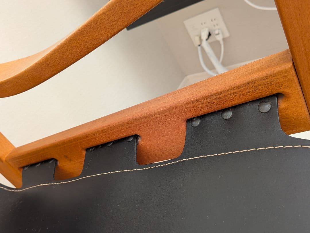 値下★ADAL イタリア ビンテージ レザーチェア　アームチェア　北欧