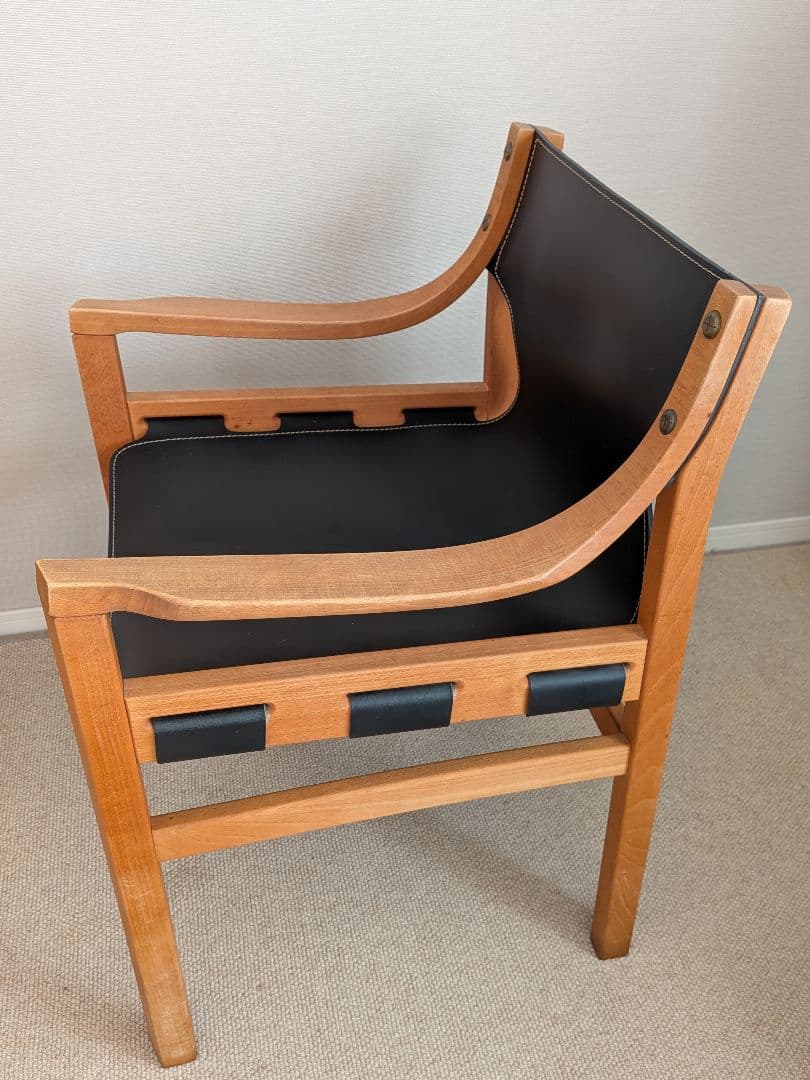 値下★ADAL イタリア ビンテージ レザーチェア　アームチェア　北欧