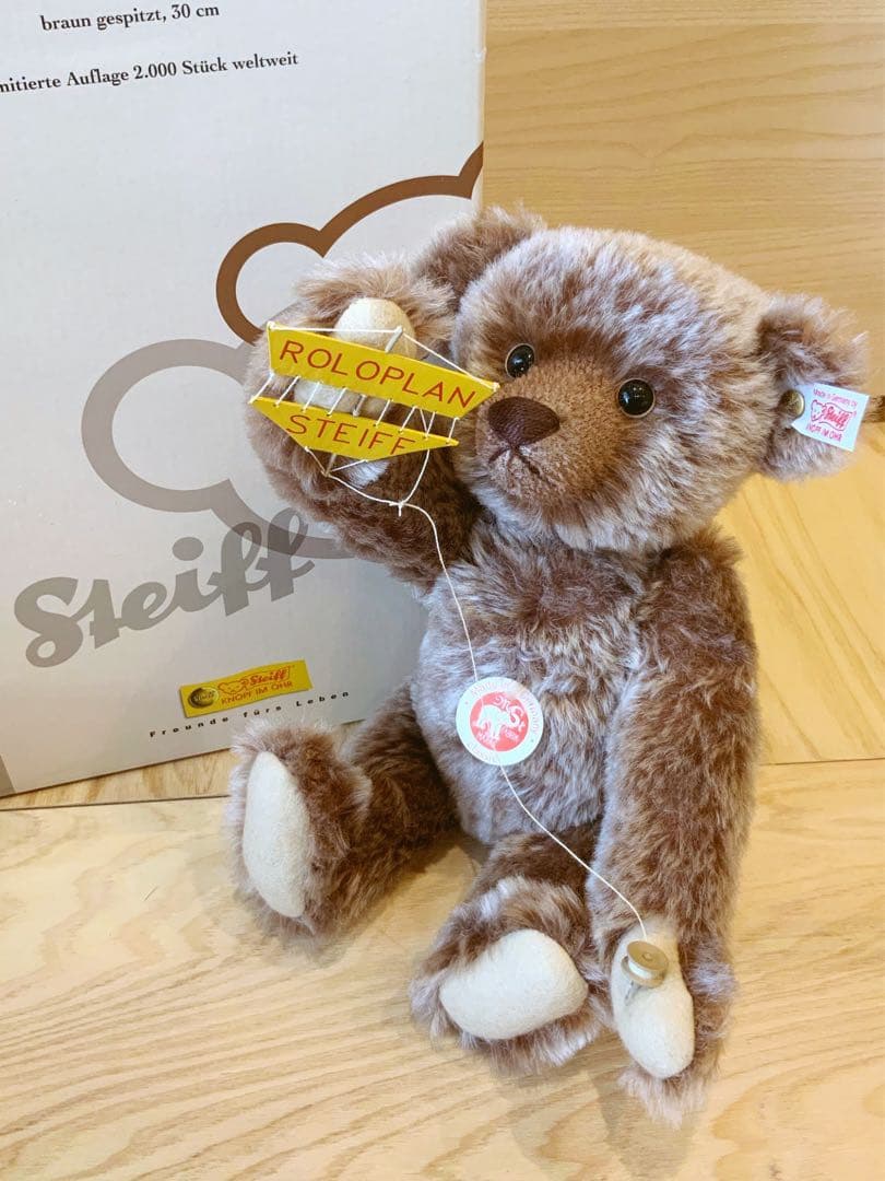 Steiff シュタイフ 限定2000体 テディベア Roloplan 美品 楽天市場】【即納】シュタイフ テディベア Steiff ぬいぐるみ 2000年