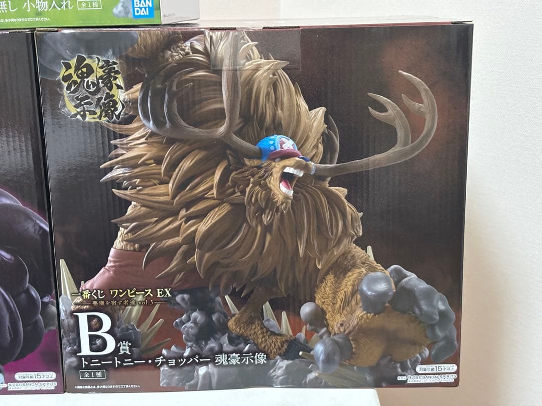 一番くじ ワンピース EX 悪魔を宿す者達　Ｂ賞　Ｄ賞　E賞　F賞　4点セット