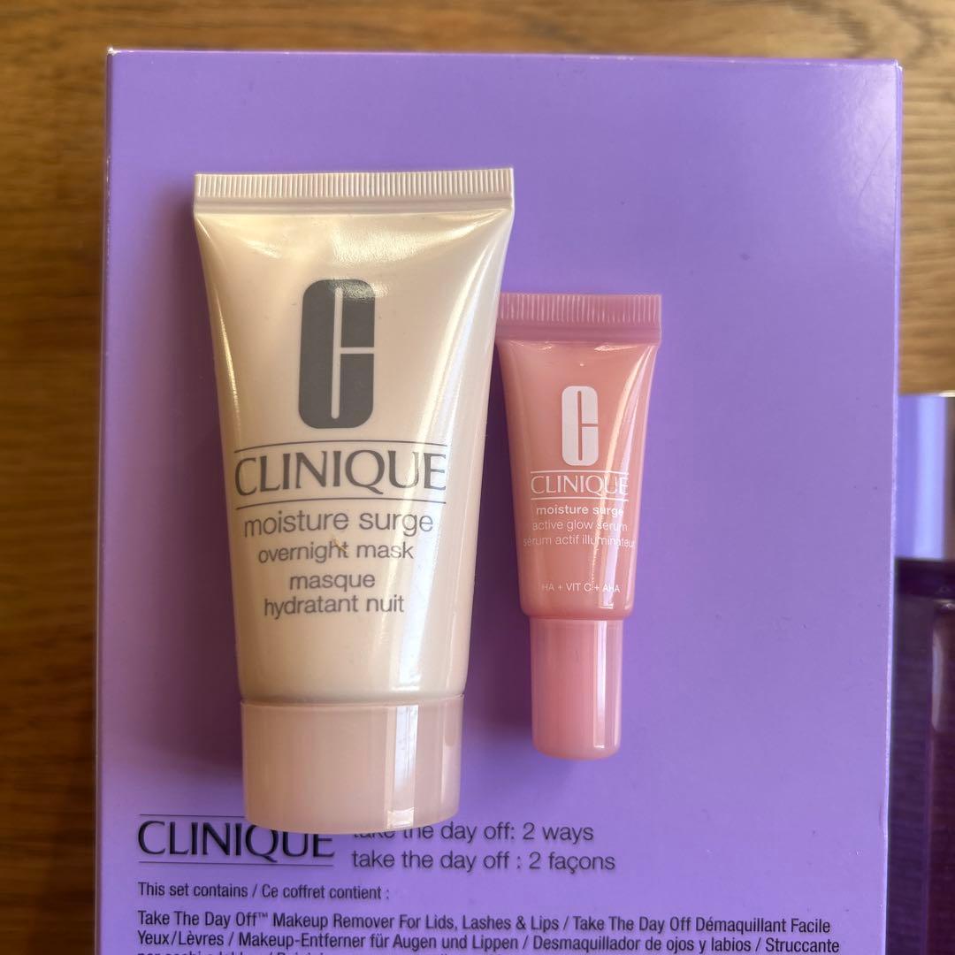 【未使用品】クリニーク　スキンケア３点＋おまけ2点