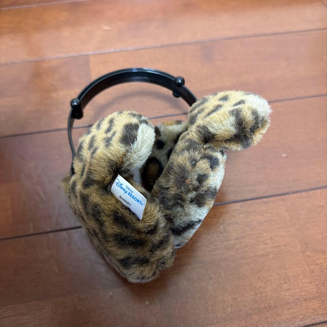 東京ディズニーリゾート ミッキー 耳あて イヤーマフ ふわふわ茶ヒョウ