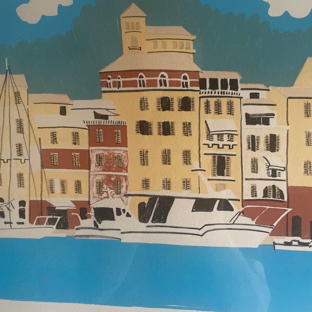 大幅値下げ！柳原良平のリトグラフの多色刷り作品