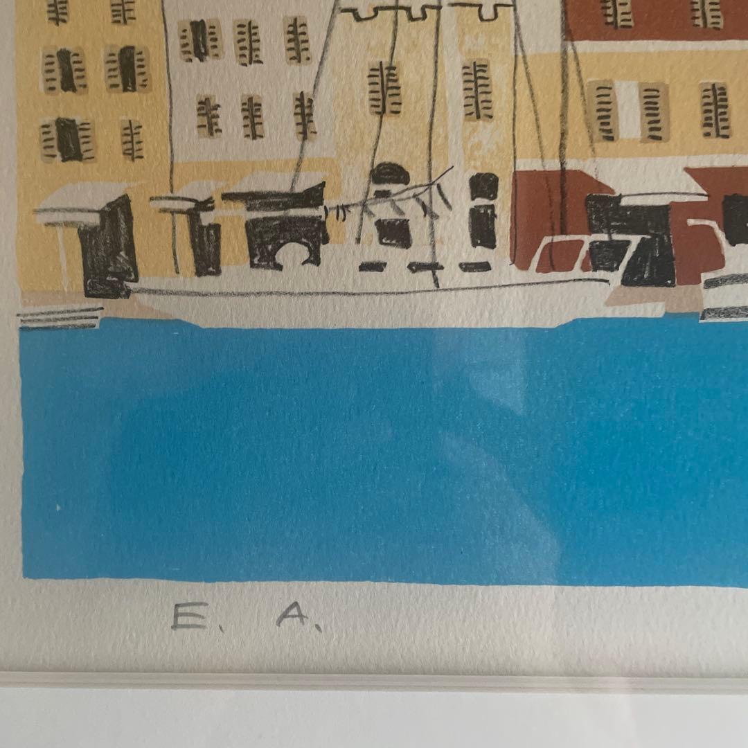 大幅値下げ！柳原良平のリトグラフの多色刷り作品