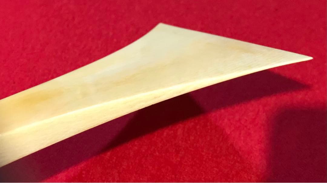 三味線撥114天然素材マンモス/三味線/弦楽器/バチ