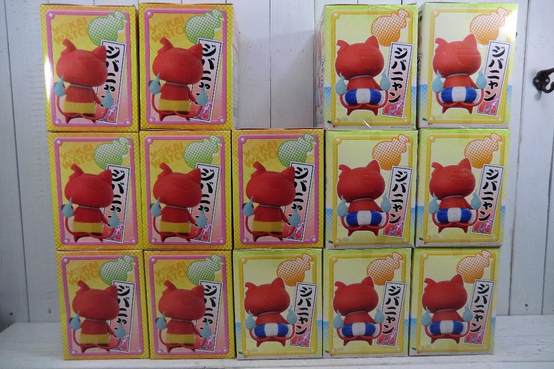 未開封大量 妖怪ウォッチ DXFフィギュア ジバニャン 2種16体 H11110