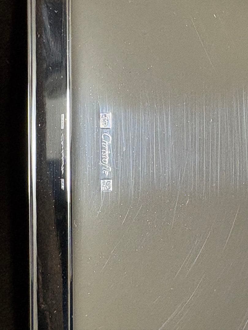 Christofle トレー ヴェルティゴ シルバーコーティング 美品