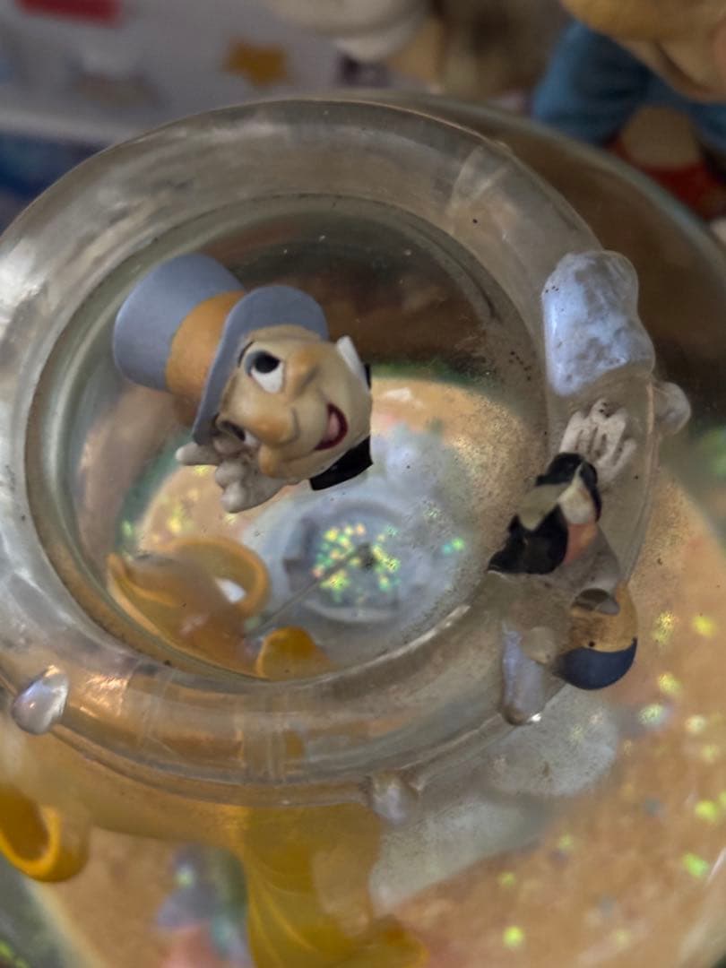 Disney【ピノキオ】スノーグローブドーム オルゴール付