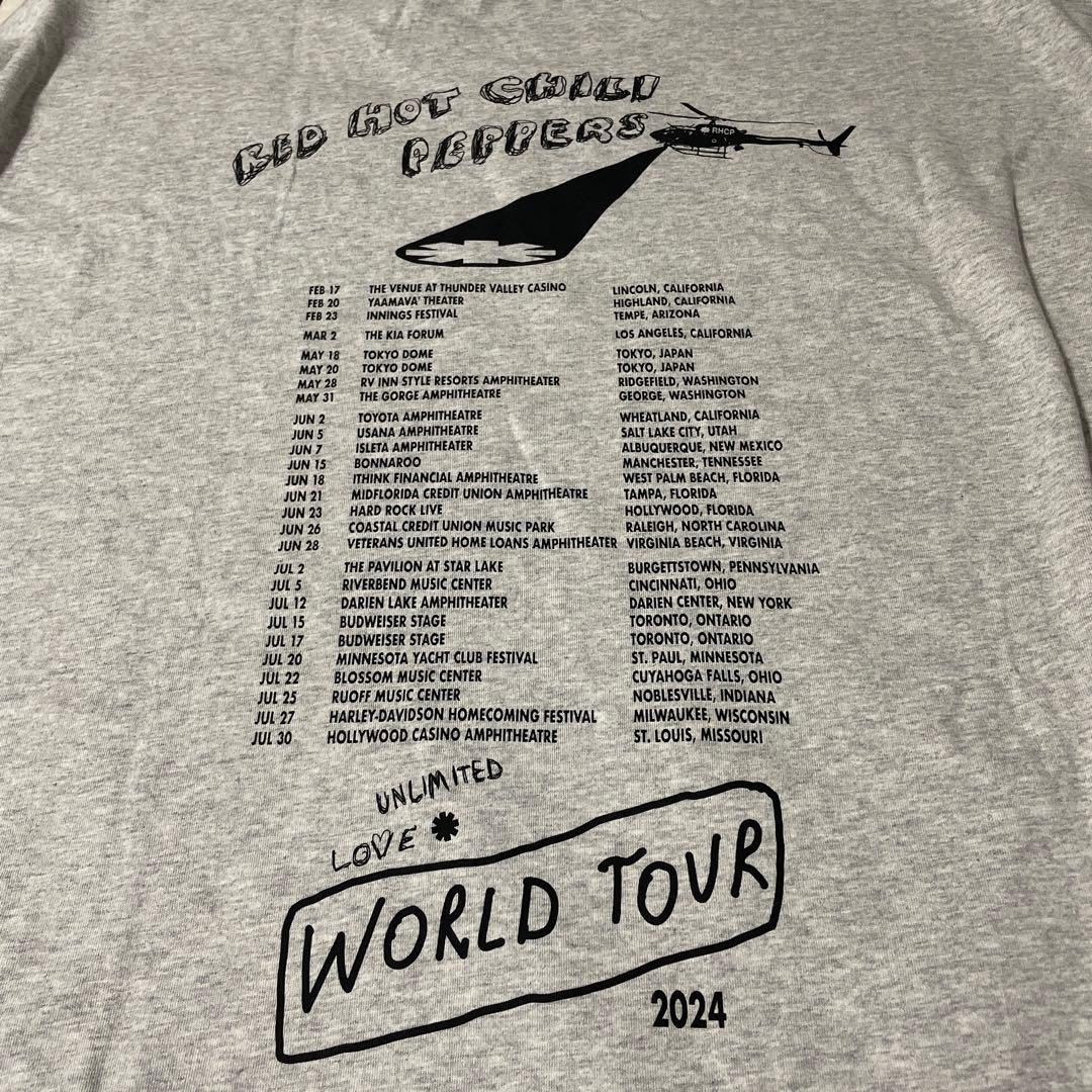 レッドホットチリペッパーズ 東京ドーム2024 グッズ ロンT 【XXL】