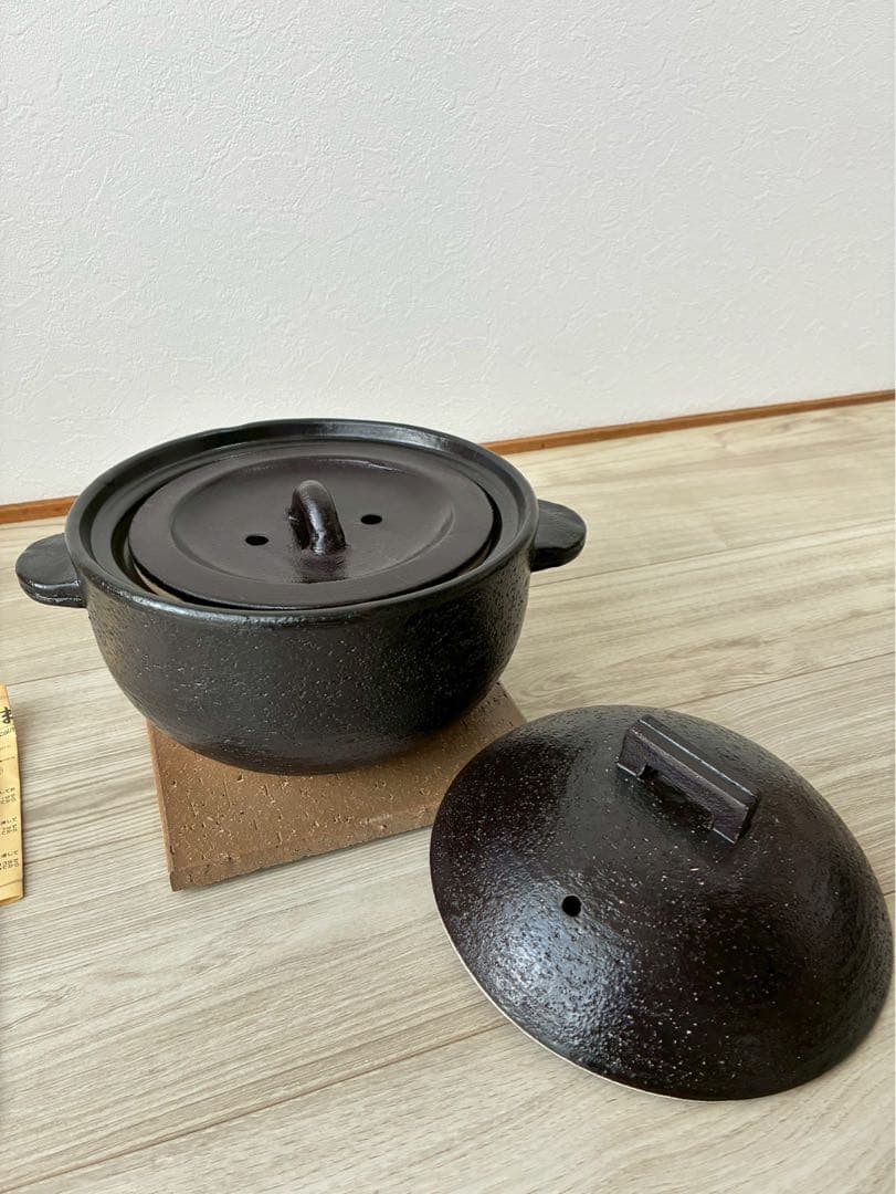 土鍋　　長谷園　伊賀焼ご飯炊き名人『かまどさん』三合炊き