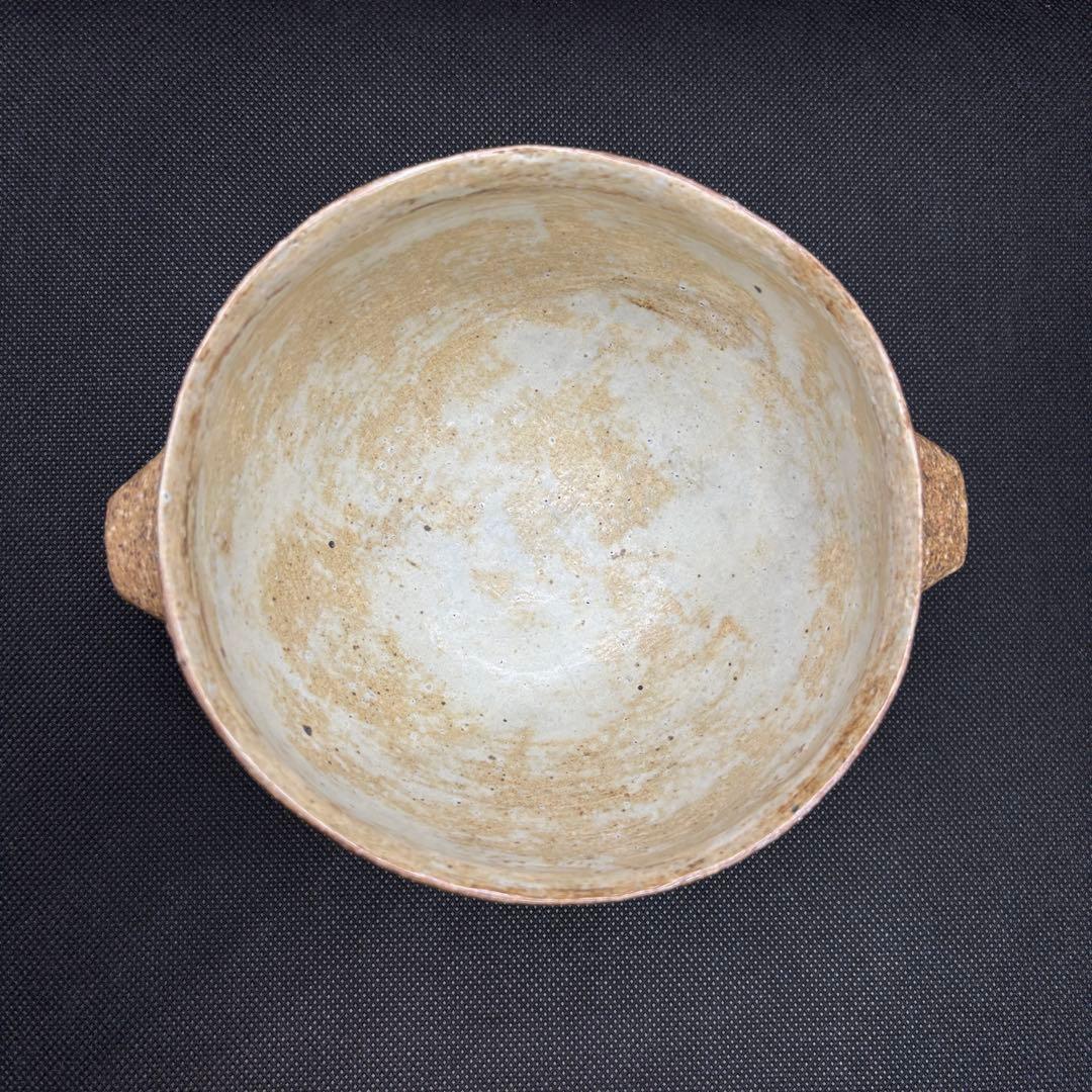 石原稔久 手付スープカップ 直径14cm 新品未使用