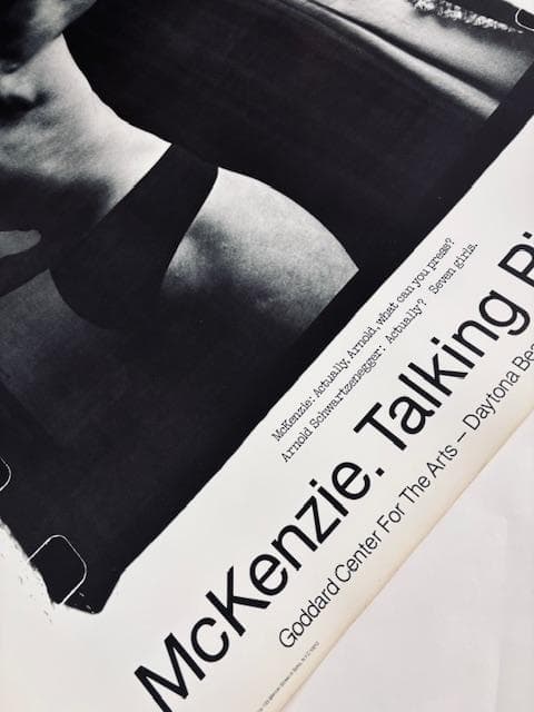 額装済/アーノルド・シュワルツェネッガー/ロジャー マッケンジー/アートポスター