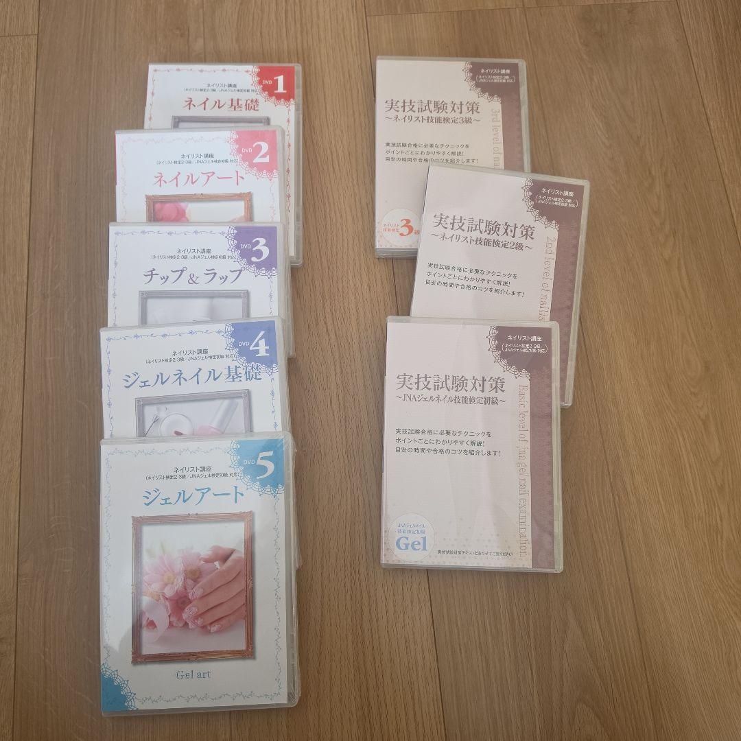 ネイルアート練習セットとテキスト