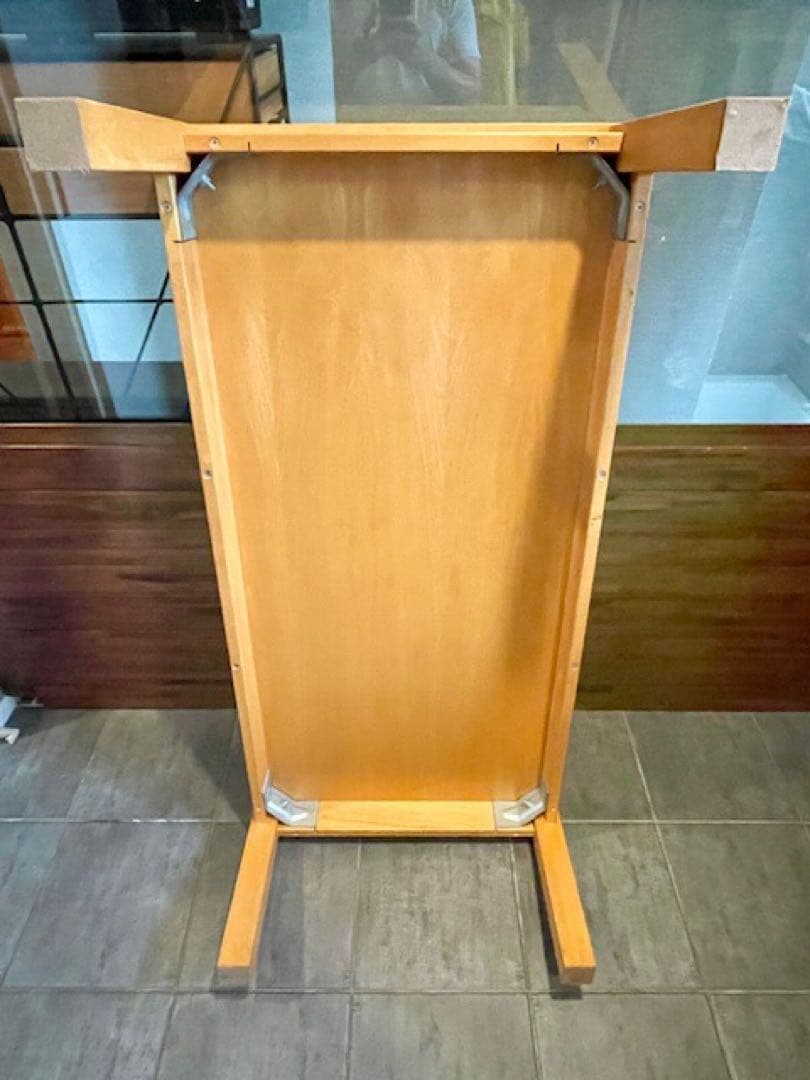 美品■MUJI/無印良品 ブナ/ビーチ材 無垢材 天然木 リビングローテーブル