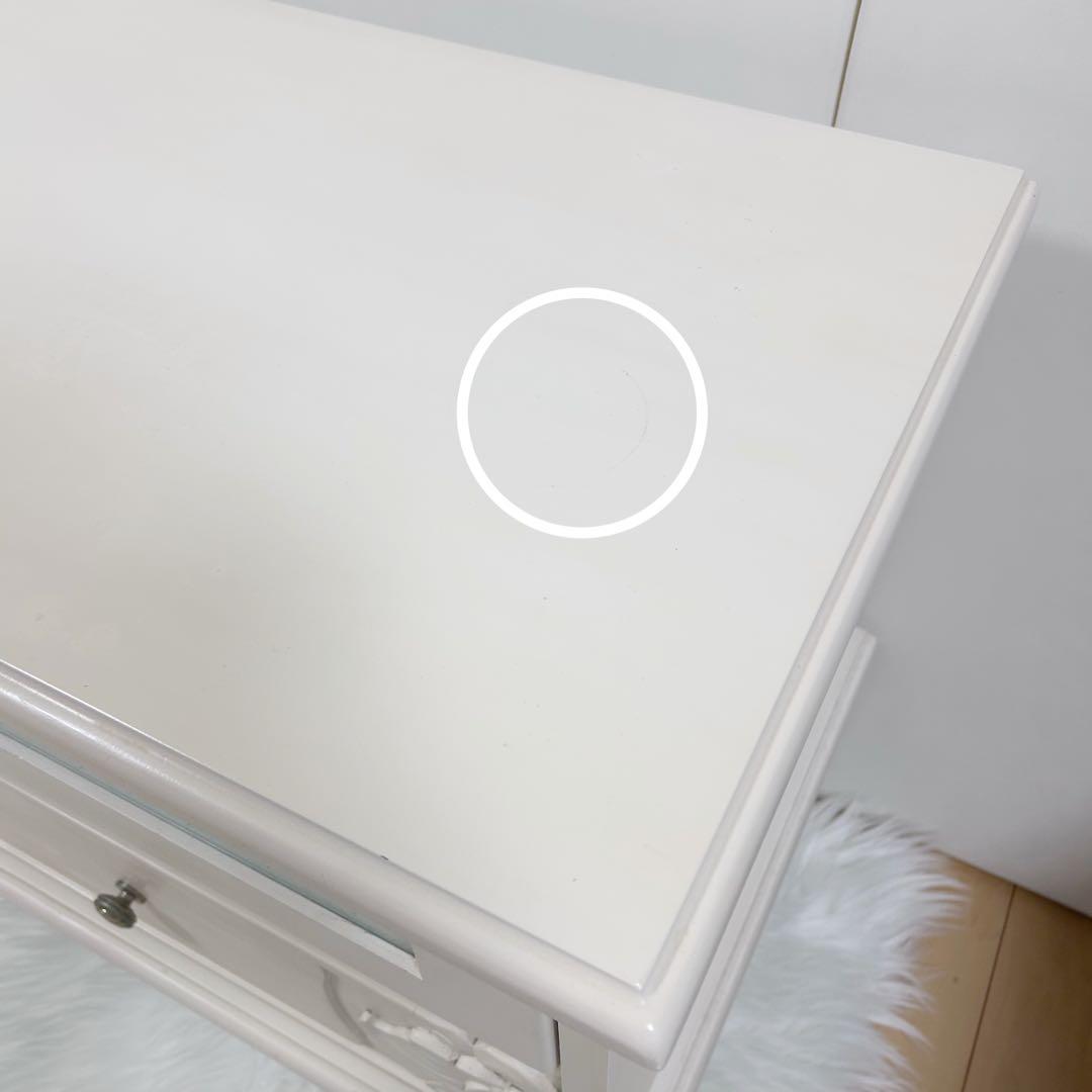 アンティーク 猫脚 テレビ台　クリーム Grace White ロココ調　北欧