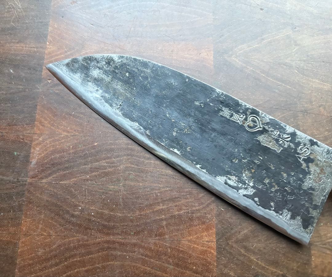 備中打刃物　武田刃物　AS 新見　松水　牛刀　180mm 包丁　青紙スーパー