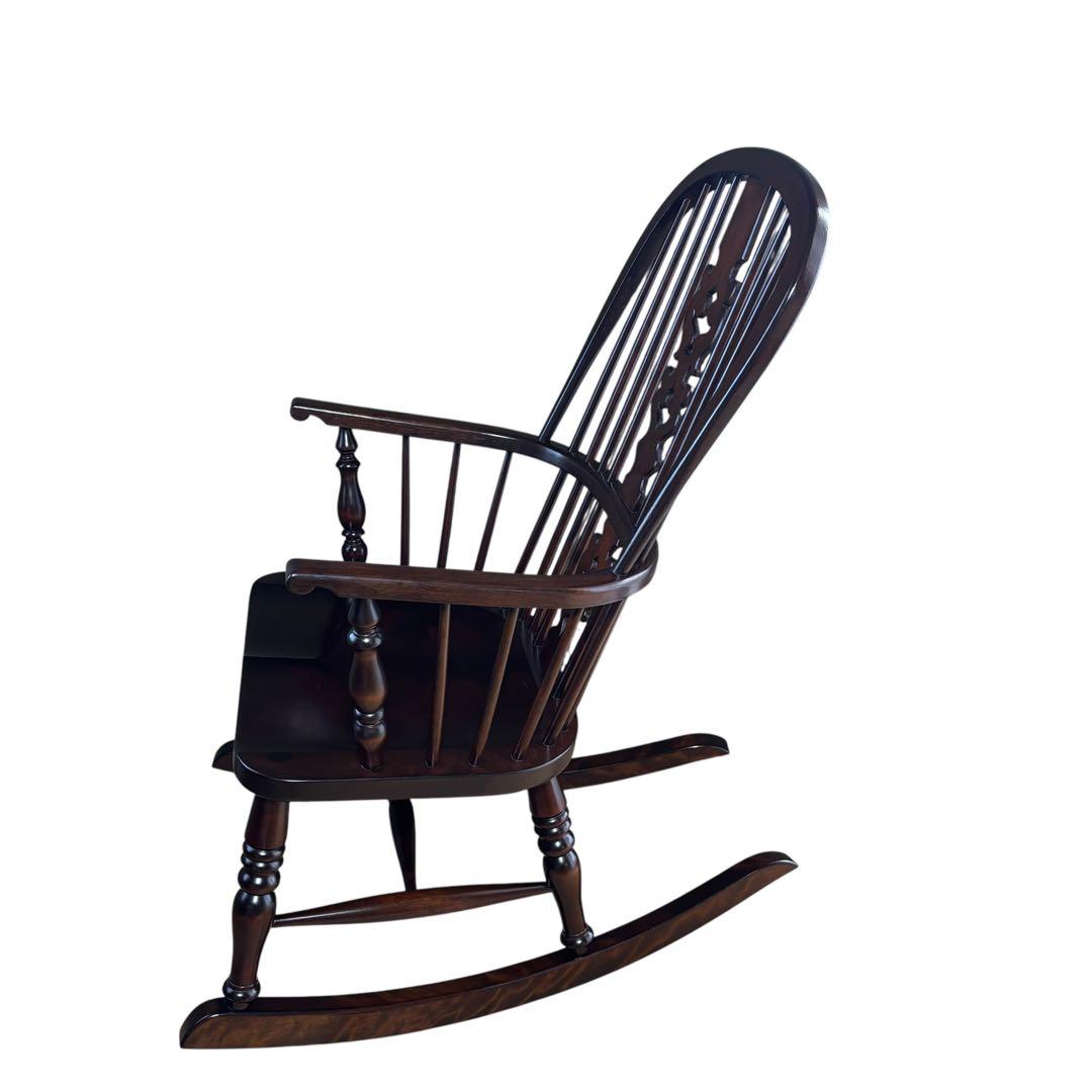 刻印有り 松本民芸家具 W型 ロッキングチェア ミズメザクラ