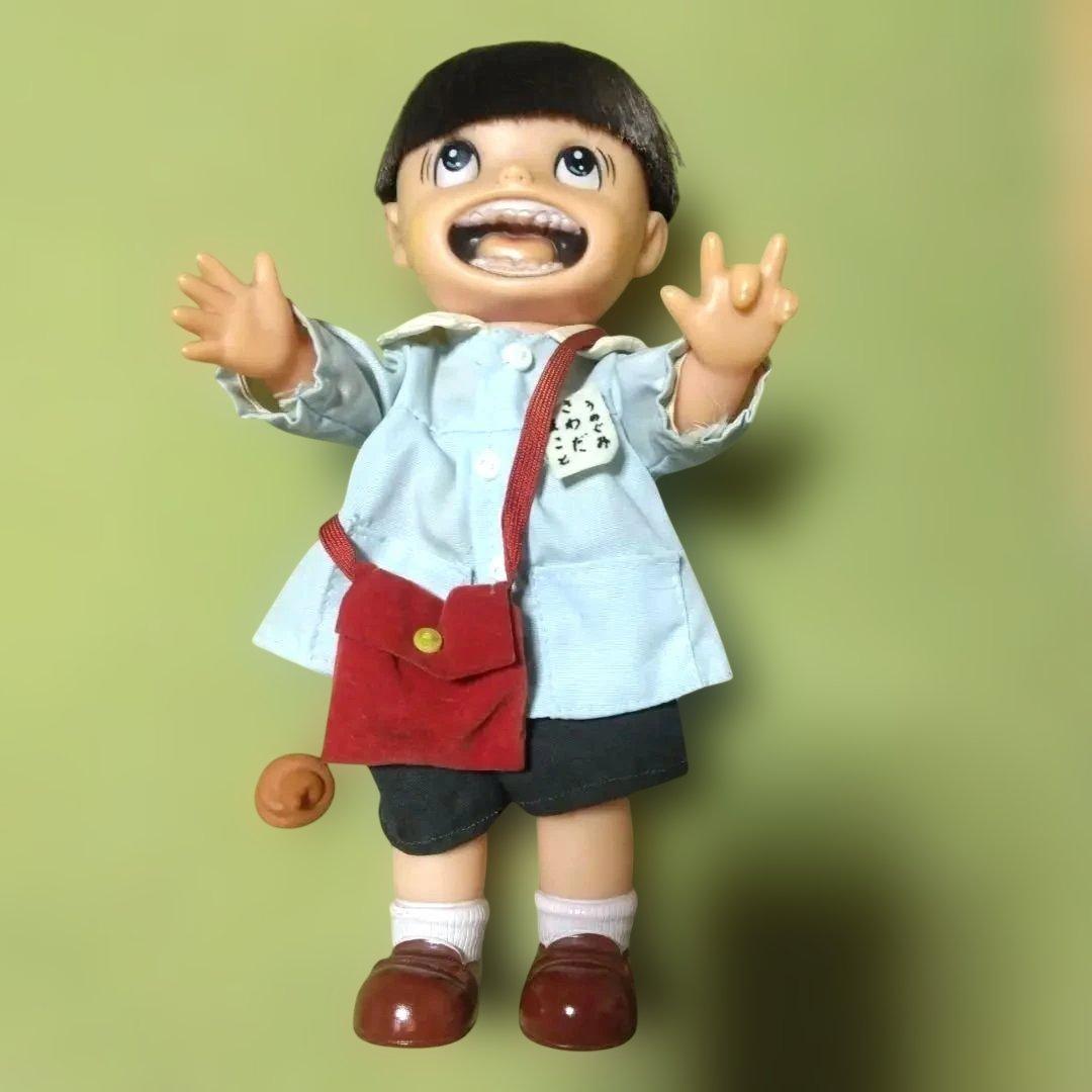 当時物◆まことちゃん人形 アンソニィー・ビンテージ 希少☆特大 39cm アンソニー まことちゃん ソフビ人形 箱付 楳図