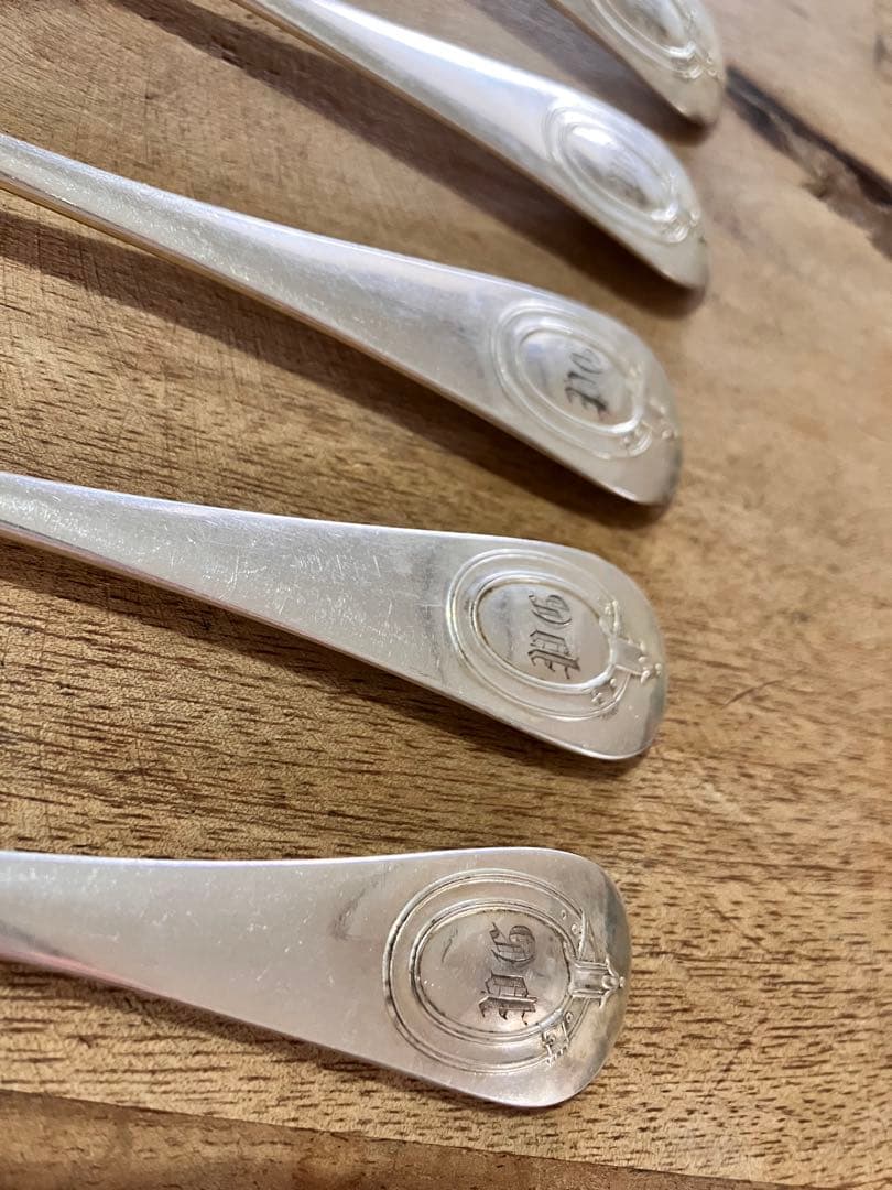 フランス　アンティーク　フォーク　カトラリー　シルバー　銀食器　Daubrée