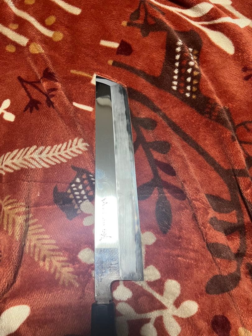 日本製 ステンレス鋼 平刃包丁 約30cm ハモ包丁