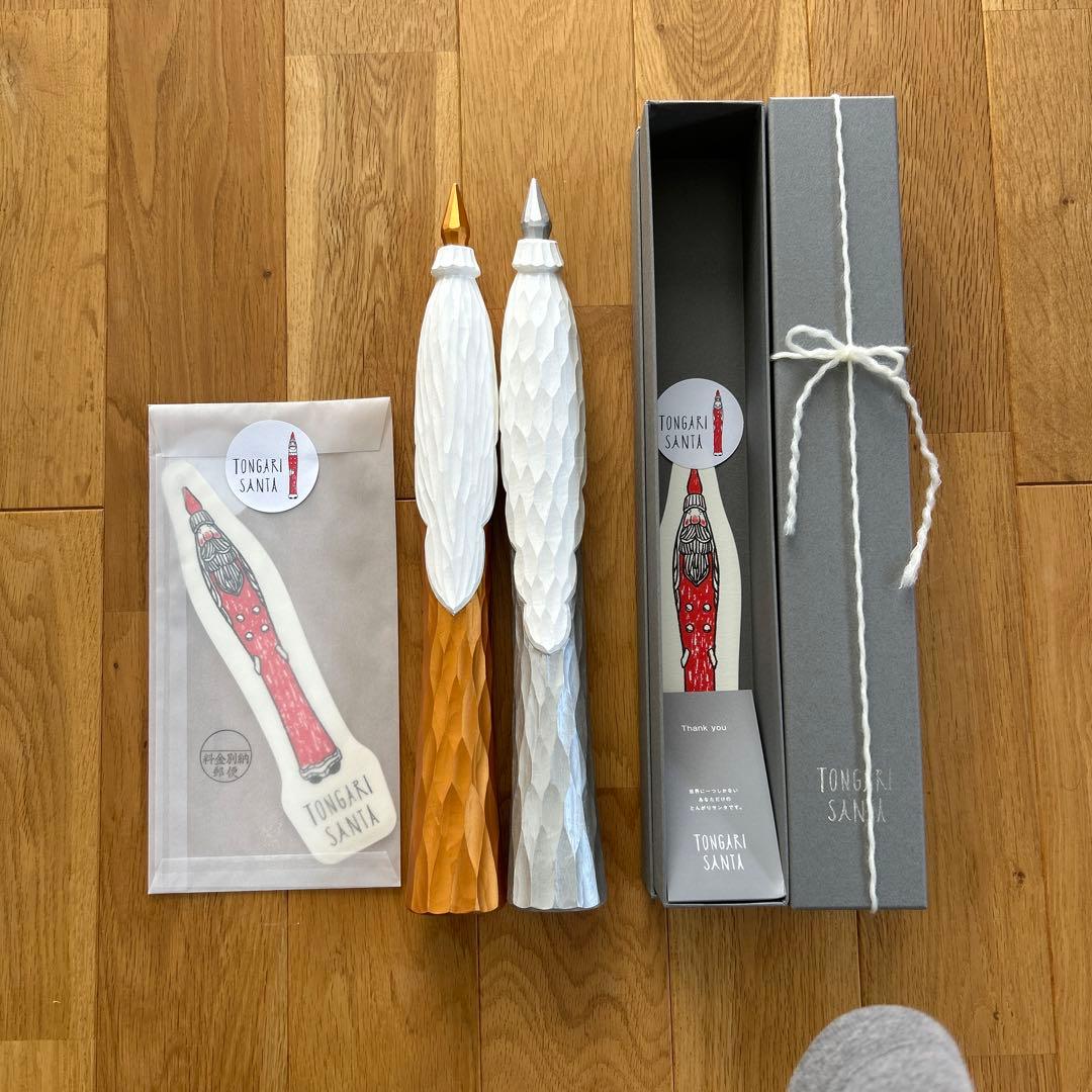 shimoo design とんがりサンタ　２体