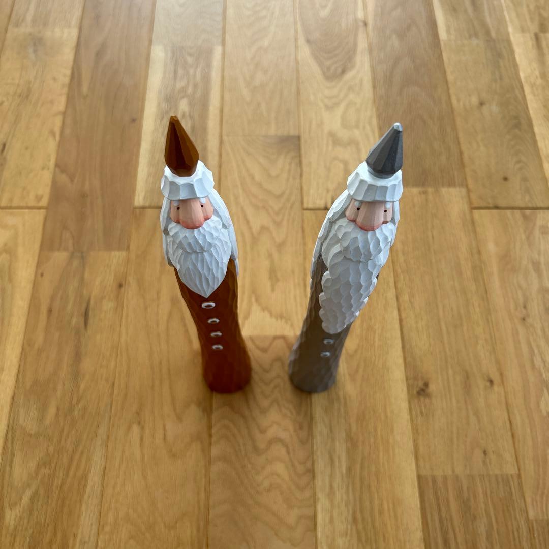 shimoo design とんがりサンタ　２体