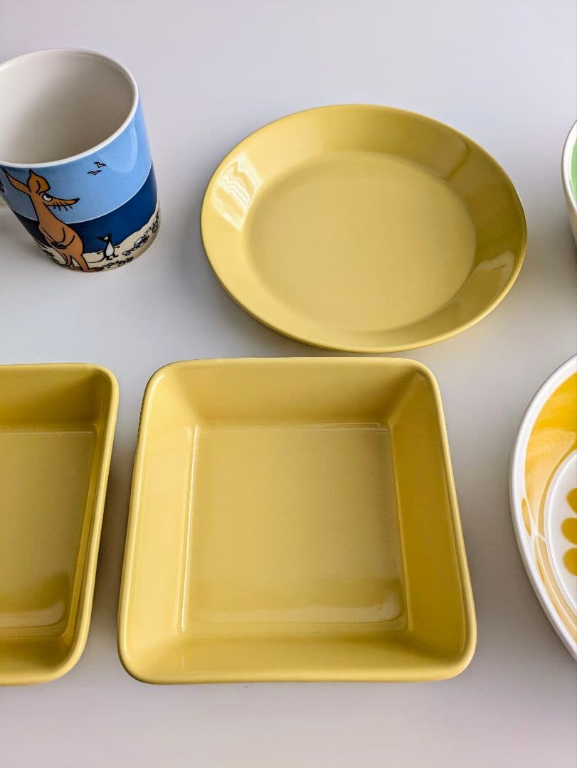 アラビア イッタラ ティーマ スクエア イエロー スンヌンタイ ボウル