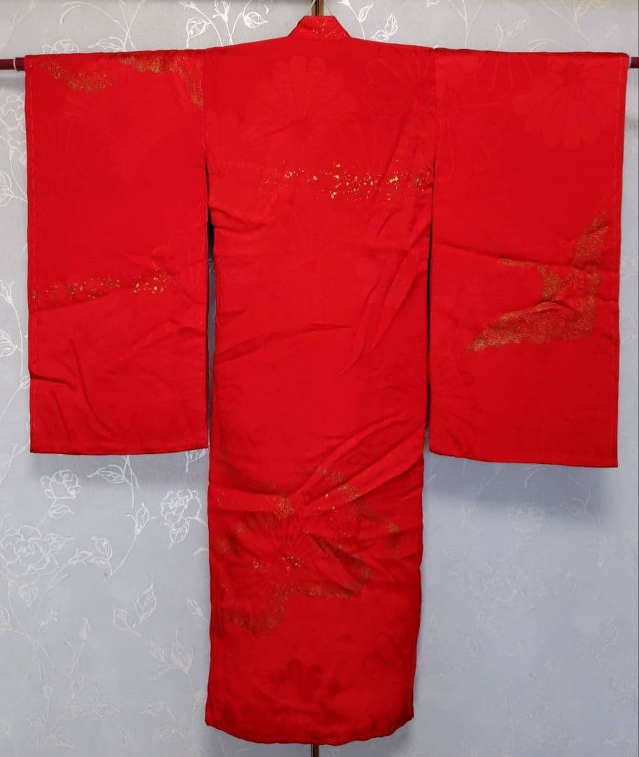 RK406アンティーク子供着物着丈93センチ裄丈40センチ3歳前後用綺麗美品正絹