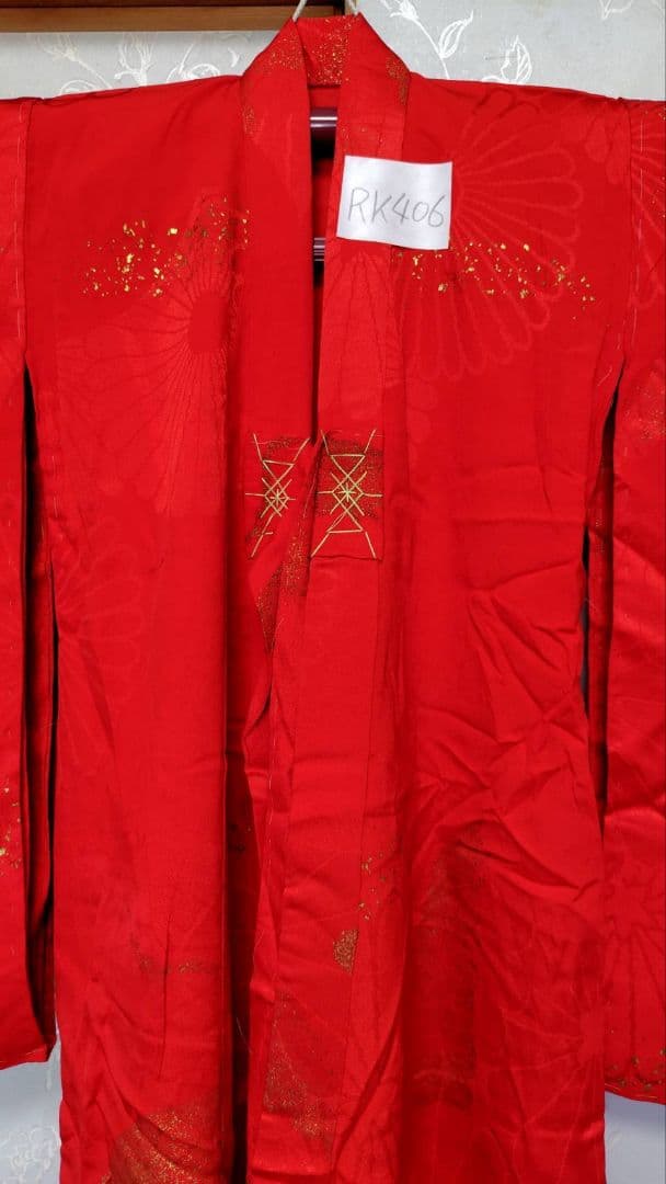 RK406アンティーク子供着物着丈93センチ裄丈40センチ3歳前後用綺麗美品正絹