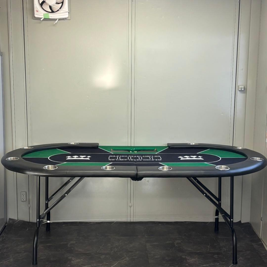 ◯送料込！設置対応◎ チップ付ノーリミットテキサスホールデム ポーカーテーブル