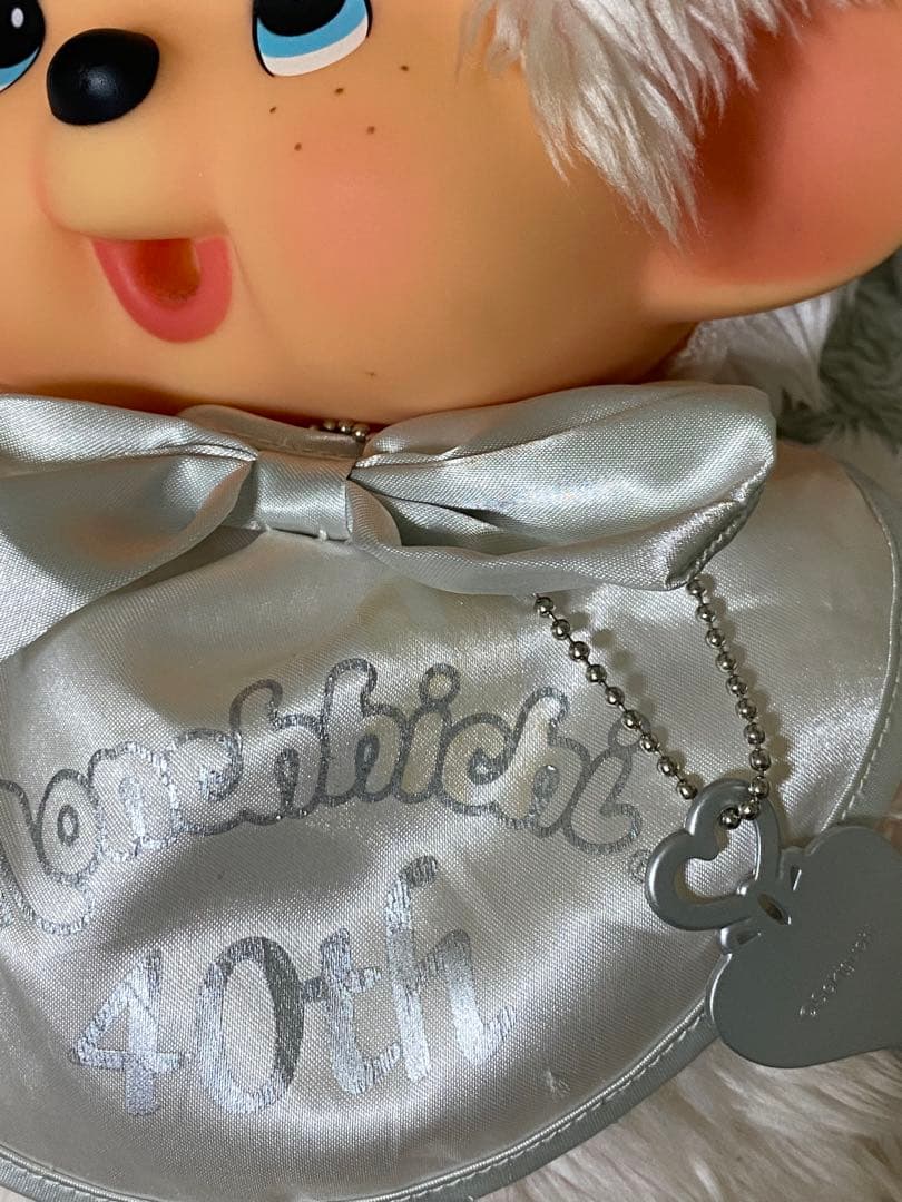 モンチッチ 40周年記念 プラチナ ぬいぐるみ Lサイズ