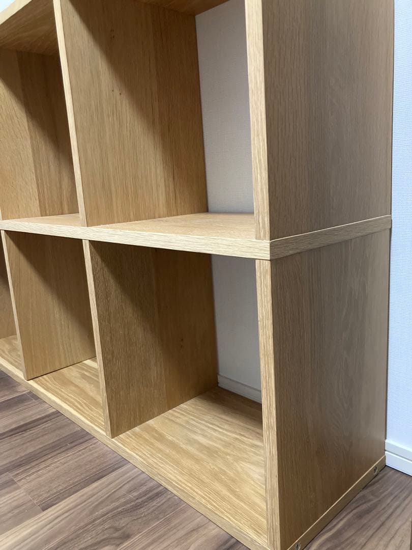 無印良品　スタッキングシェルフ　オーク材