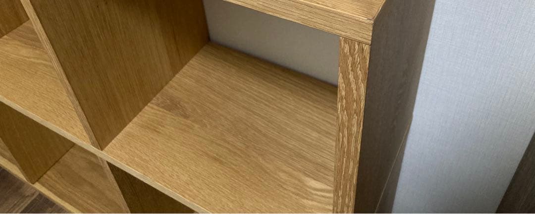 無印良品　スタッキングシェルフ　オーク材