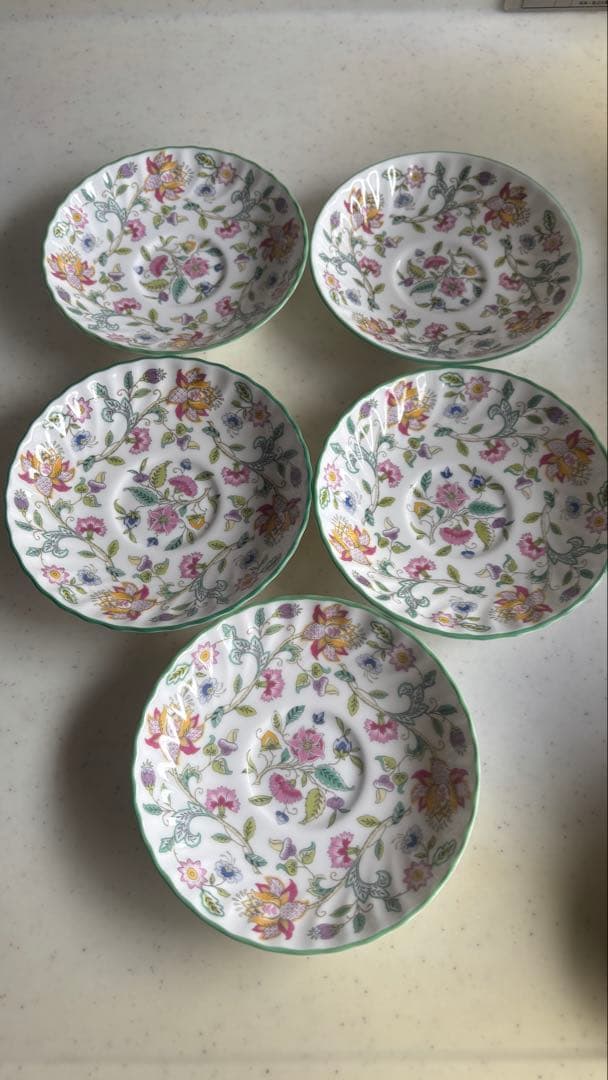 MINTON 5セット カップ&ソーサー 中皿