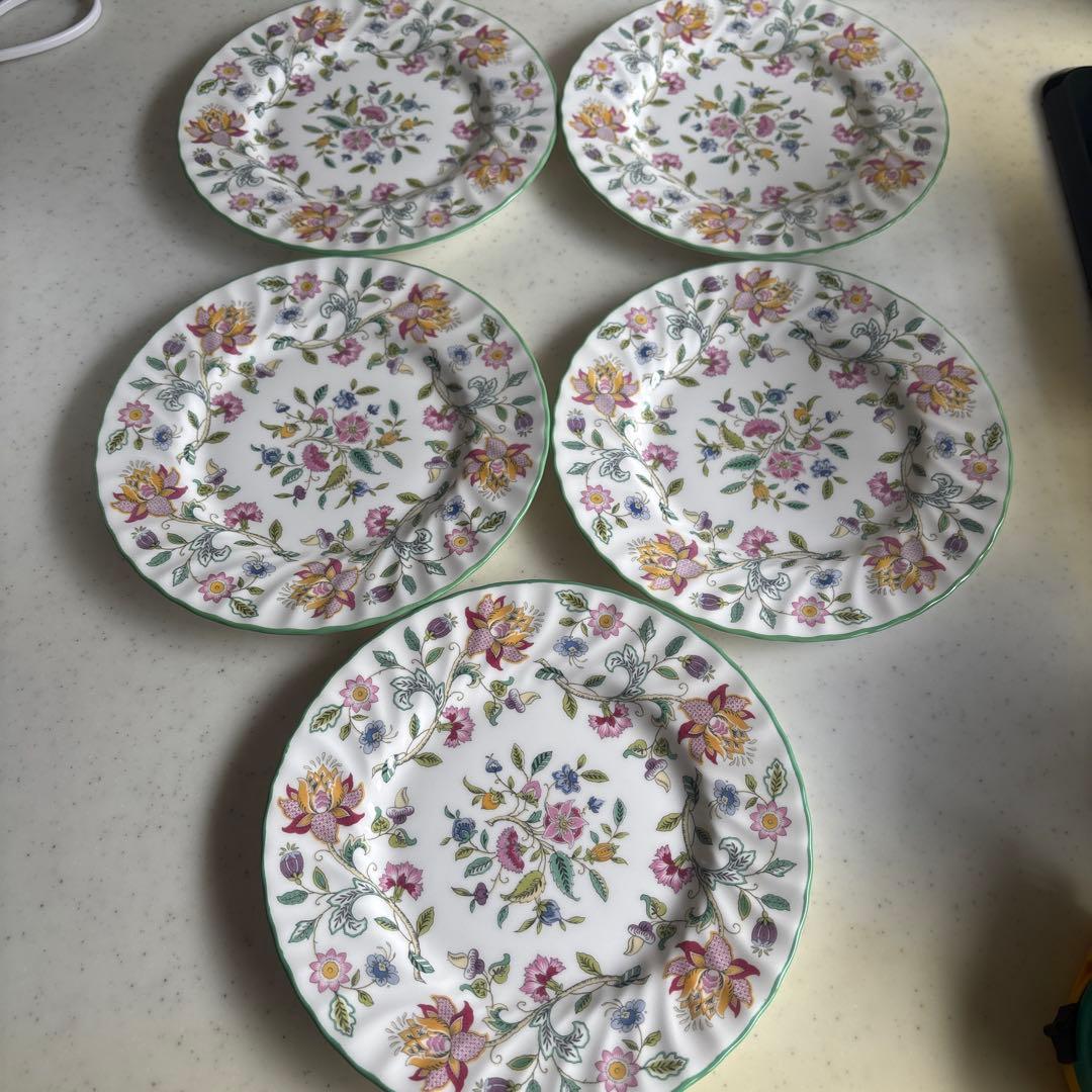 MINTON 5セット カップ&ソーサー 中皿