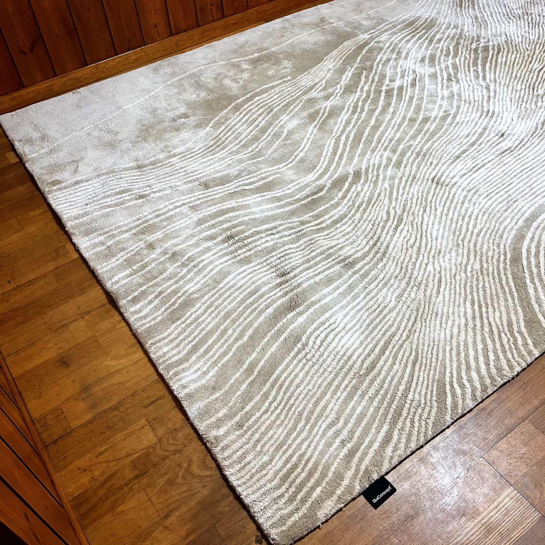 取付無料！ボーコンセプト Tide ラグ テンセル 長方形カーペット