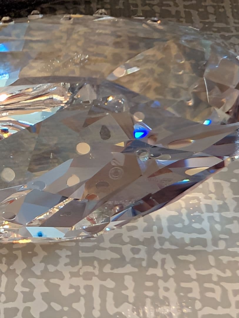 スワロフスキーのスワンの置物　スワロフスキーストーン付き