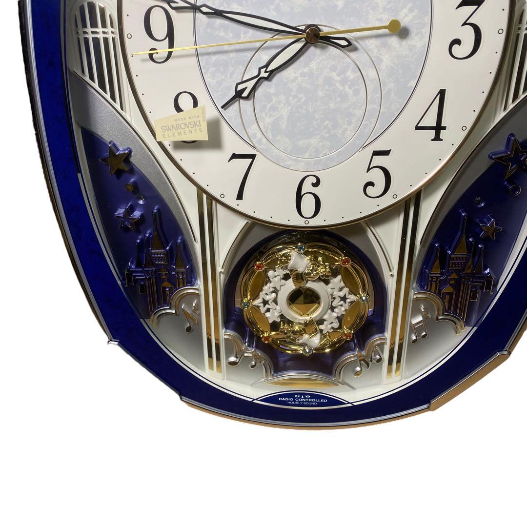 美品】Small World リズムメロディからくり電波時計 スモールワールド