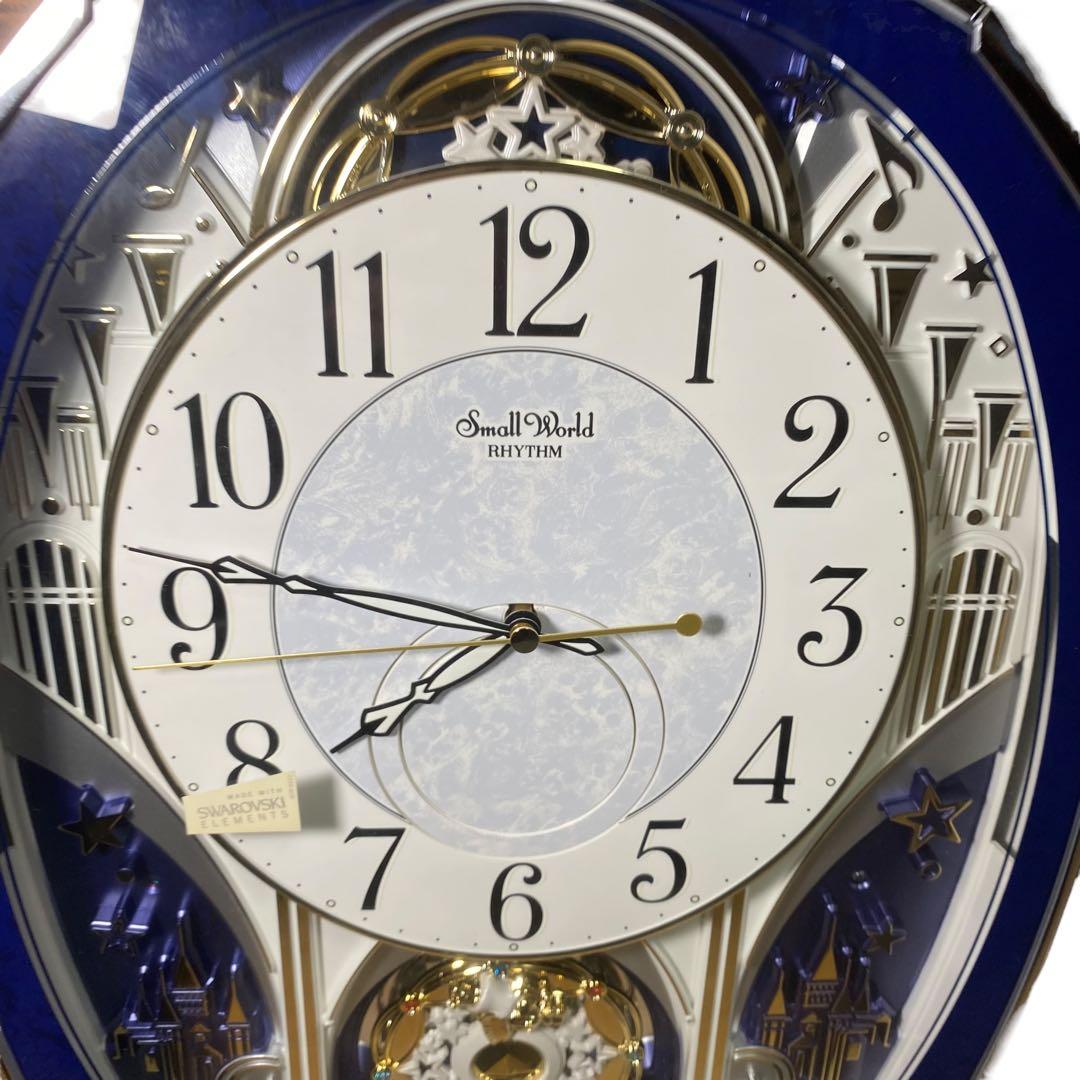 美品】Small World リズムメロディからくり電波時計 スモールワールド