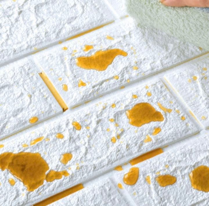 3D壁紙 DIYレンガ調壁紙シール ホワイト レンガ調壁紙 50枚セット