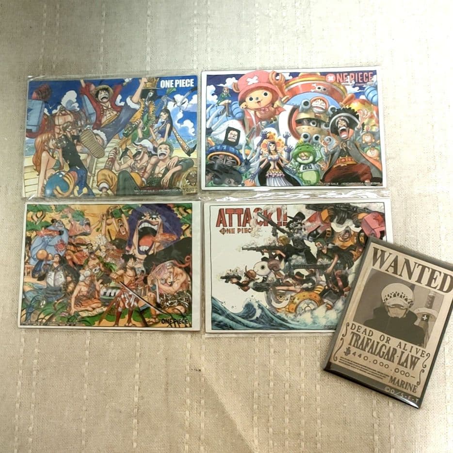 ワンピース FilmZ映画公開記念 扉絵 イラスト 原画 マグネット 非売品