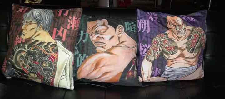 激レア！ ドンケツ クッションカバー 3枚セット 孤月組 朔組 三船 華月組