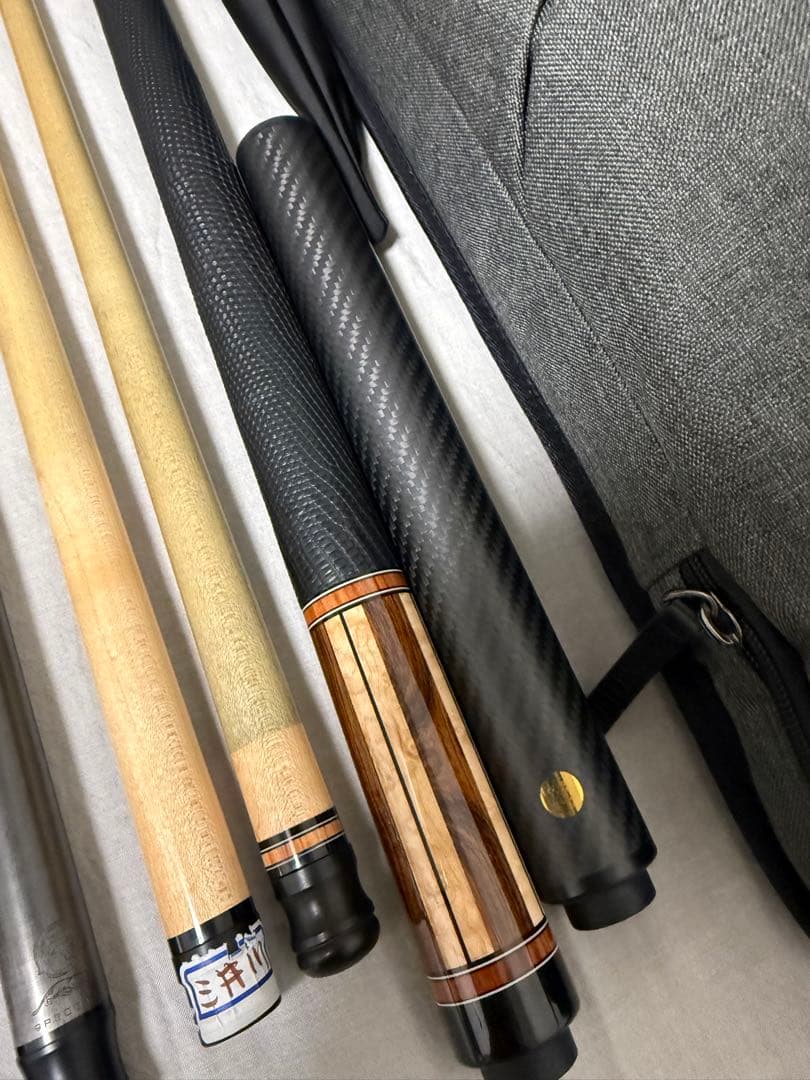 ビリヤード、アダム、ムサシ、プレデター、キユーテック、三井川など