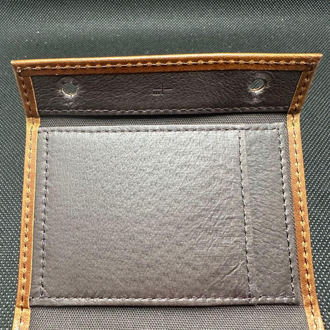 ★新品未使用★m+ エムピウ ミッレフォッリエ2 P25 BU. ダークブラウン